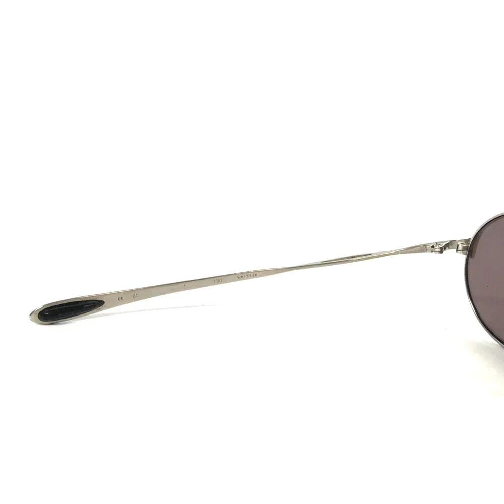 Vintage Oliver Peoples Sunglasses Whistle BC Brushed Chrome Brad Pitt Oceans 11